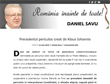 Tablet Screenshot of danielsavu.ro